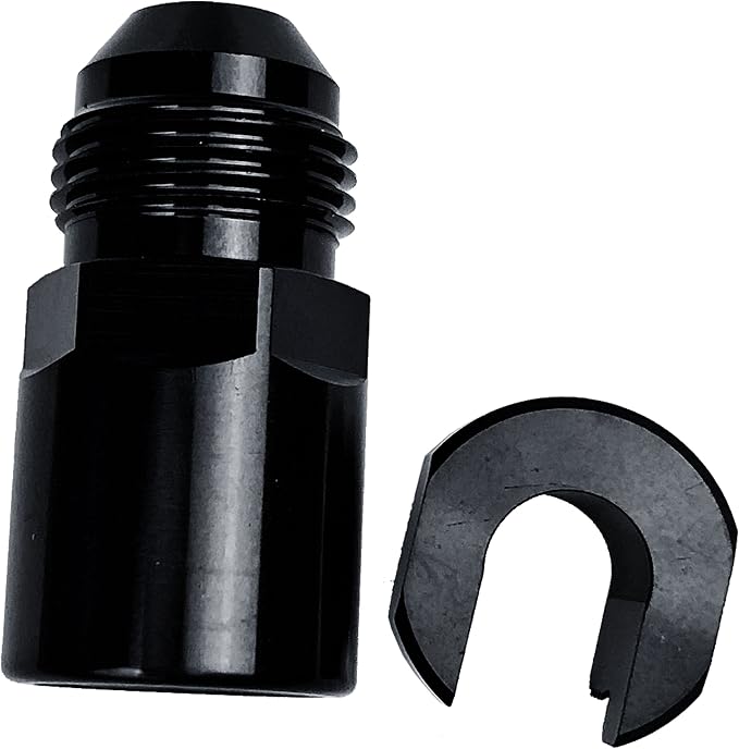 Fuel Adapter 6AN Male to 5/16 SAE Quick Disconnect Female Push on EFI Hose by Unknown