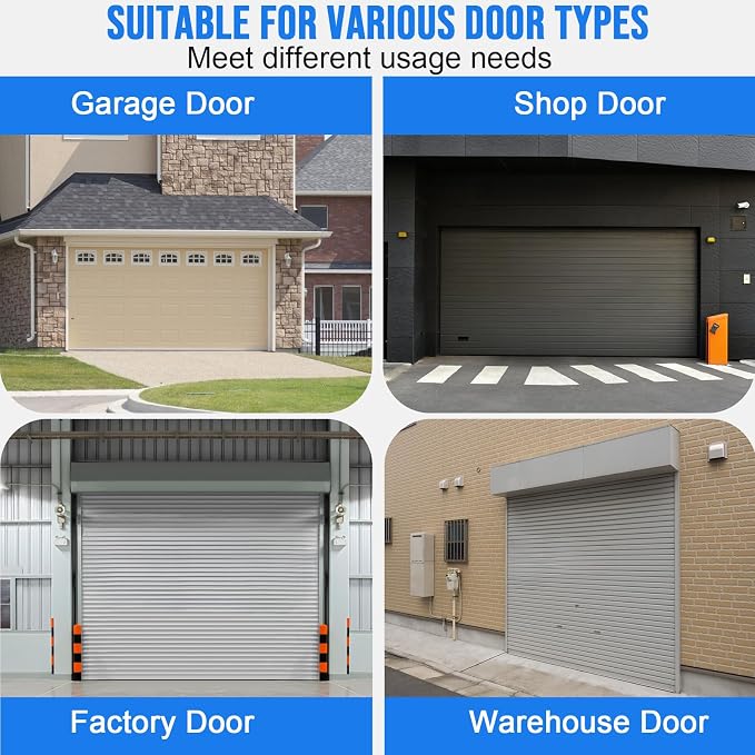 alophoty 16.5 FT Garage Door Seal Bottom Kit - Image 8