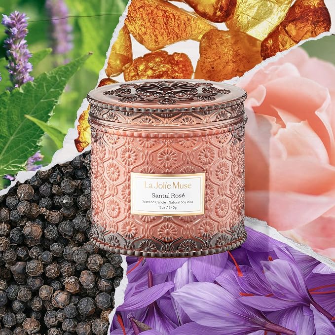 LA JOLIE MUSE Santal Rosé Scented Candles - Image 2