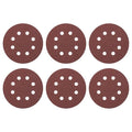 HARFINGTON 30 Pcs 5 Inch Sanding Discs 40 Grit Red Aluminum Oxide 8 Hole | Hook by HARFINGTON