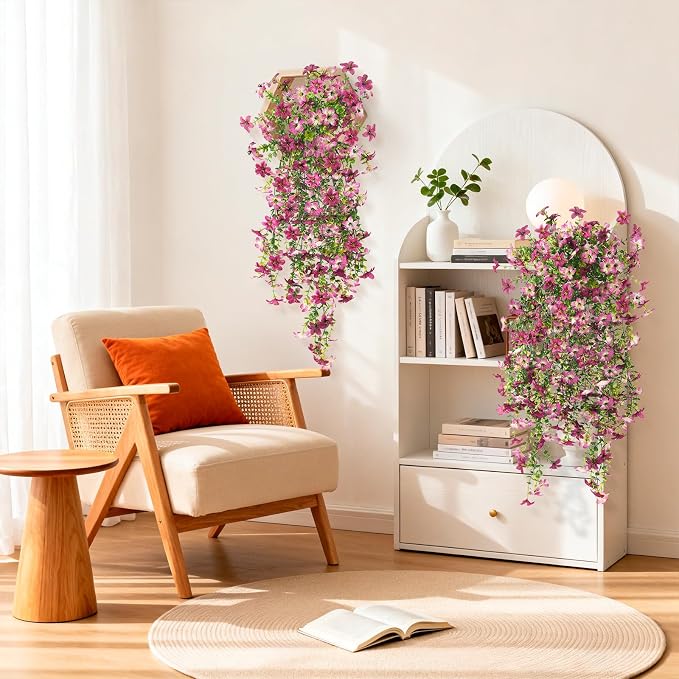 Artificial Fake Hanging Flowers Plants - Image 5