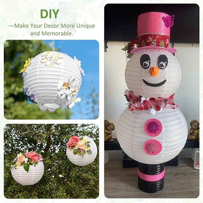8 PCS Paper Lanterns, Home Decor, Party Decoration - Image 5