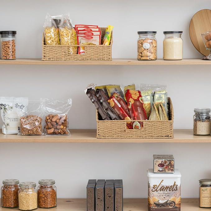 StorageWorks Pantry Baskets for Organizing, Wicker Basket for Storage, Pantry - Image 5