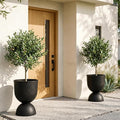 KOL Planters Flower Pots, Plastic Urn Planters by KOL