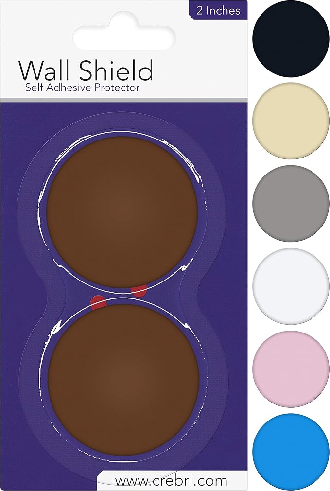 Silicone Wall Protectors from Door knobs by Crebri