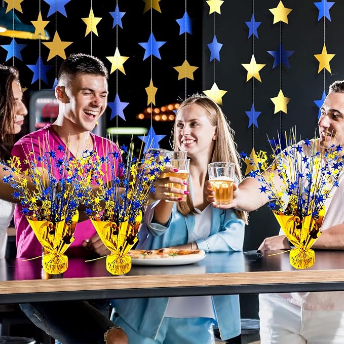 FUBININA Birthday Table Centerpiece Party Decoration Foil Spray Centerpiece | 6 - Image 6