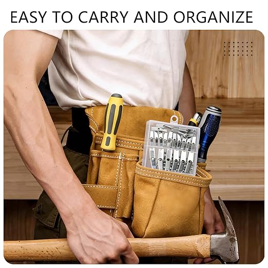 28 Sets 3 Sizes Hollow Wall Anchors Kit Butterfly Toggle Bolts Screws - Image 6