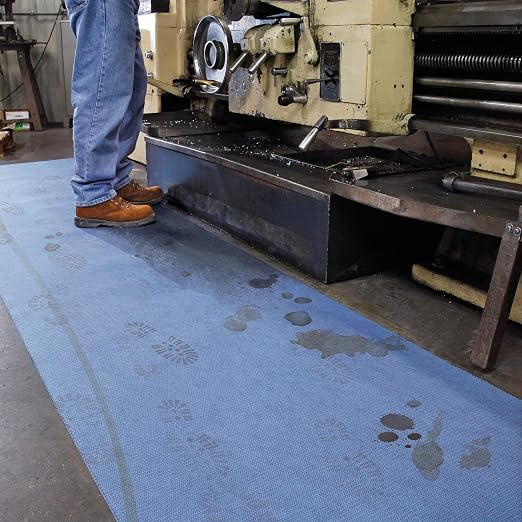 PIG Absorbent Adhesive-Backed Grippy Mat | Absorbs Up to 10.5 Gal Per Roll | - Image 3