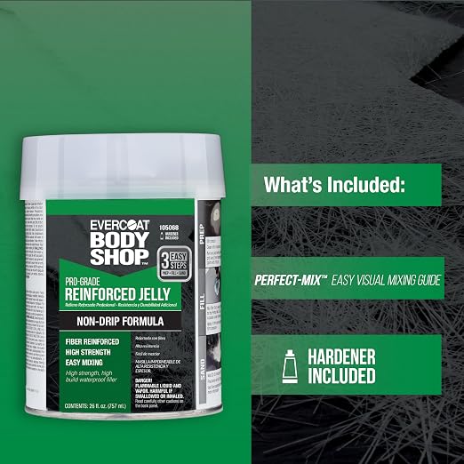 105068 Pro-Grade Reinforced Jelly, Fast Drying Non-Drip, Fiberglass & More - Image 5