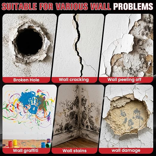 Drywall Repair Kit, Spackle wall Repair Kit, Used - Image 4