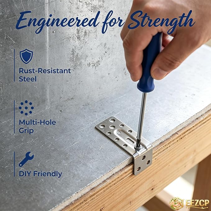 Drywall Repair Clips Kit, Stainless Steel Wall Patch Fasteners - Image 5
