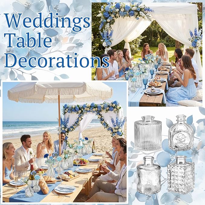 36 Pcs Artificial Flowers Table Centerpiece - Image 3