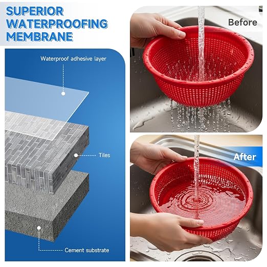 Transparent Waterproof Sealant 10.5oz, Bonds to roofs, concrete & wood - Image 6