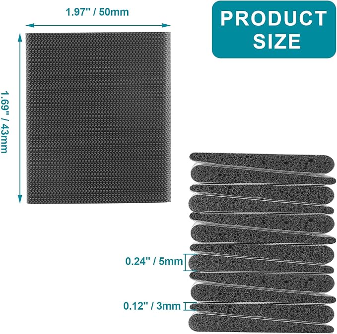 4 Pcs Door Corner Seals, Self-Adhesive Wedge, Draft Stoppers Foam Pads - Image 2