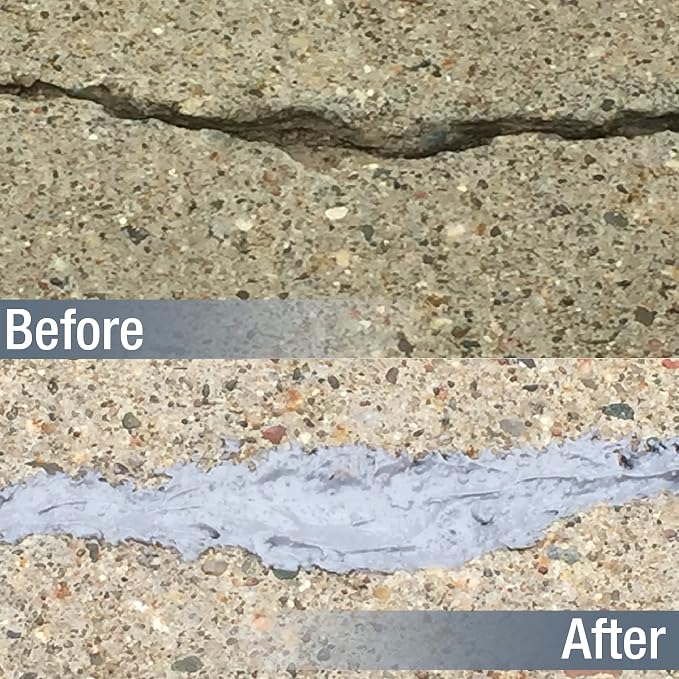 Concrete Repair Tube, 10 Ounces, Crack Filler | Cement & Concrete Crack Repair - Image 6