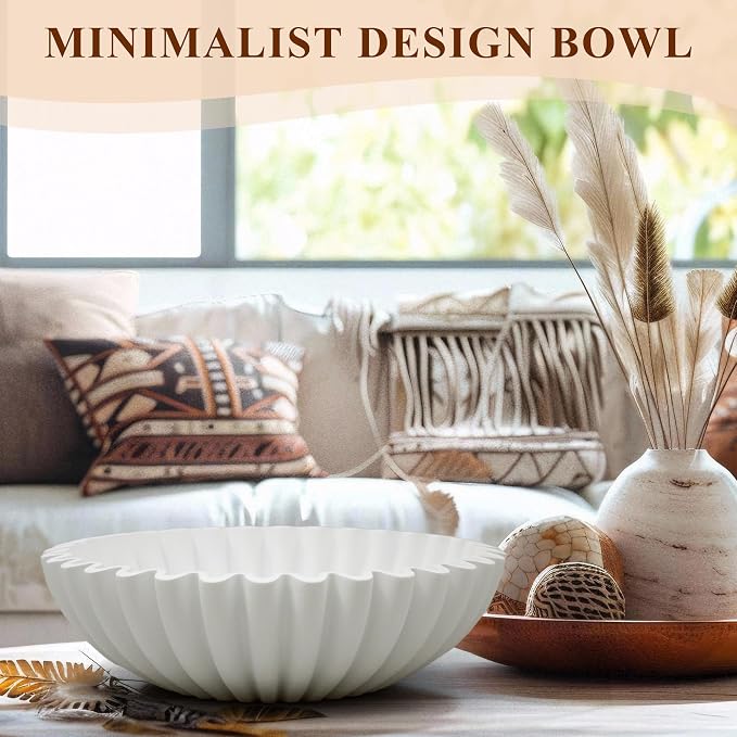 Large Decorative Bowl, Modern Handicraft Bowls - Image 5