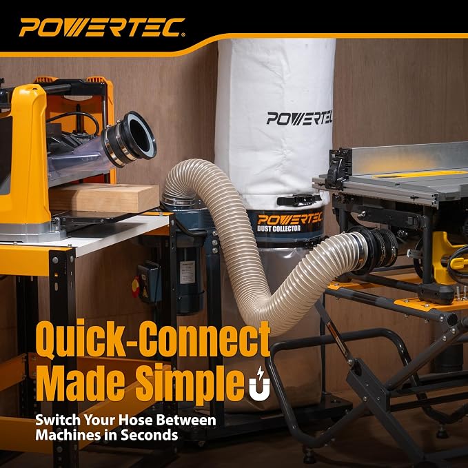 POWERTEC 70527 4" Steel Ring Port Receiver - Image 3