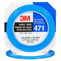 3M Vinyl Tape 471, 1/8 in x 36 yd., 5.2 mil, 1 Roll by 3MIndustrial