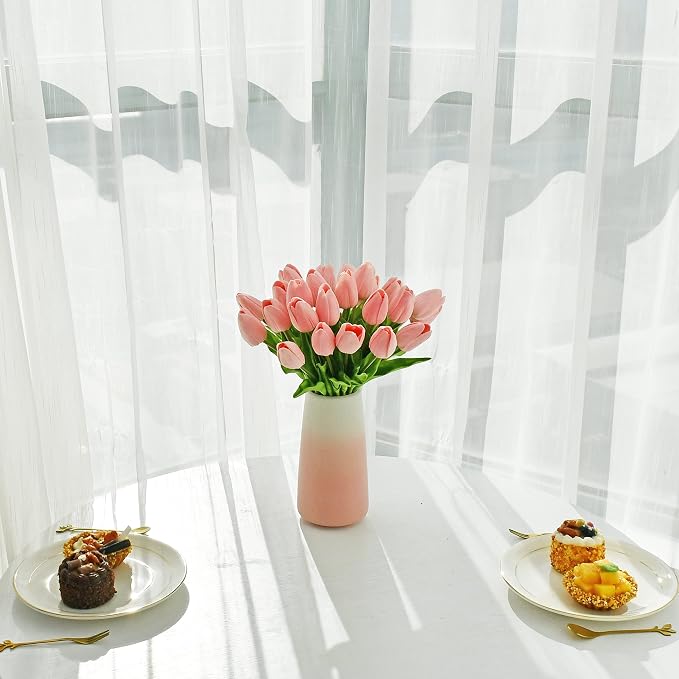 Mandy's 28pcs Artificial Pink Tulips - Image 7