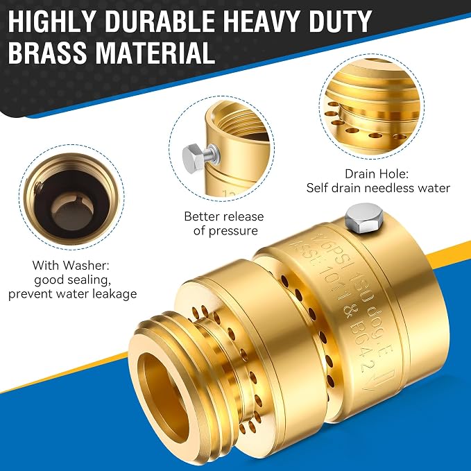 Dreyoo Self Draining Vacuum Breaker, Replacement - Image 4
