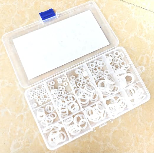 225 PCS Silicone O Ring Assortment Rubber Silicone Seal Kit - Image 5