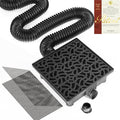 Gutter Downspout Extensions, 12 x 12in Catch Basin | Upgraded Low Profile by NAACOO