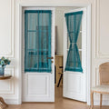 Sutuo Home Teal French Door Curtains by SutuoHome