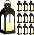 Tujoe 10 Pcs 10 Inch Decorative Candle Lantern Bulk by Tujoe