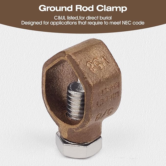 GOUNENGNAIL Copper Ground Rod Clamp - Image 3