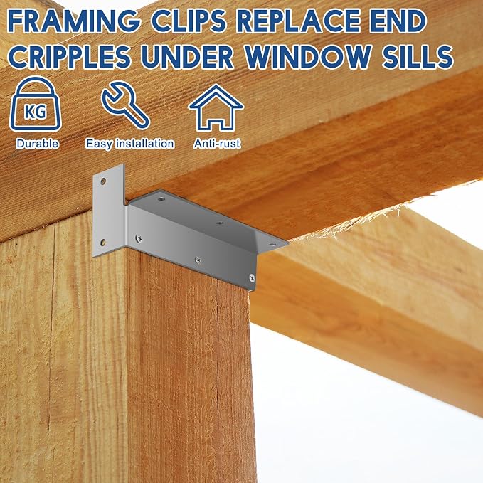 Zonon 2 Pcs 6x6 Post to Beam Connector Bracket 5-1/2 Inch Galvanized Framing - Image 5