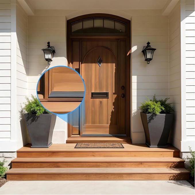 2 Pack 48 Inch Door Threshold Seal Vinyl Replacement Insert - Image 6