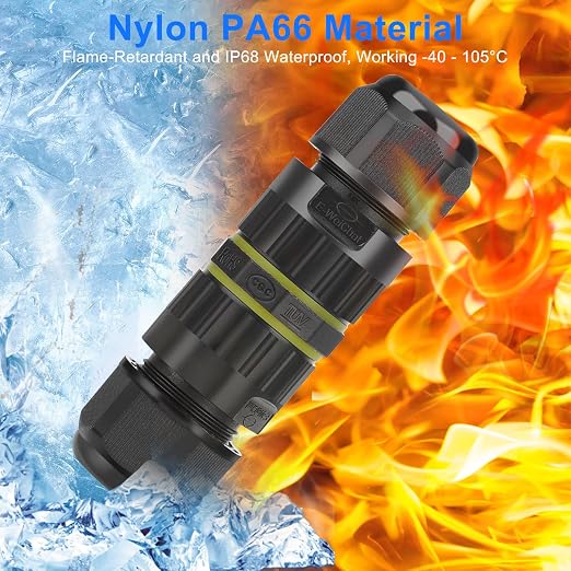Linkstyle 10PCS 3 Pole M16 Wire Connector Waterproof IP68 External Electrical - Image 4