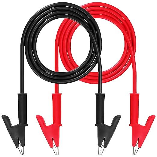 KAIWEETS Alligator Clips Electrical Test Leads Set, 15A Jumper Wires Heavy Duty - Image 9