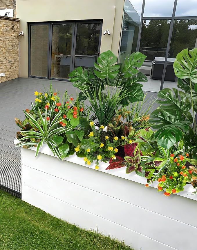 18 Pcs Artificial Plants for Outdoors Fake Greenery Stems | Faux boxwood shrubs - Image 7