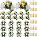Yunlly 12 Pcs Rose Candle Rings by Yunlly