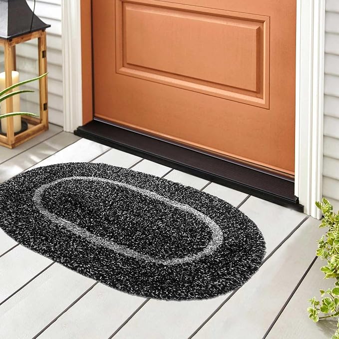 Pushglossy 2 Pcs 32" Double Bubble Kerf Door Sweep 1-3/4" Wide Vinyl - Image 8