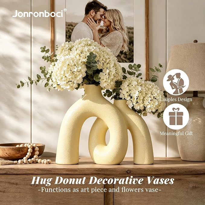 Hug Donut Decorative Vase Set - Image 2