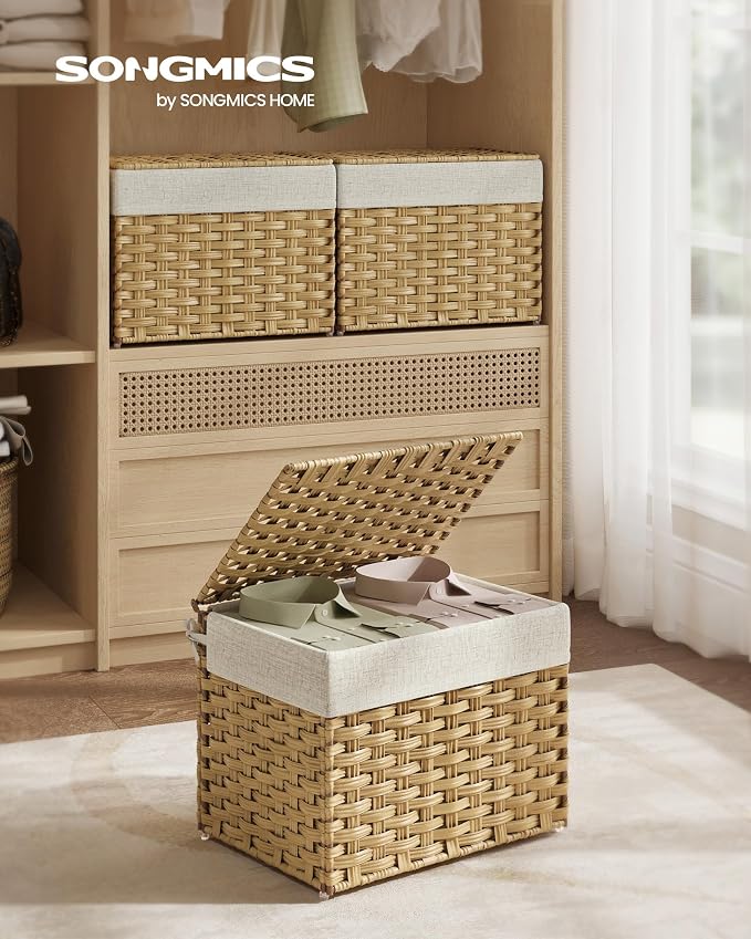 SONGMICS Woven Storage Basket - Image 2
