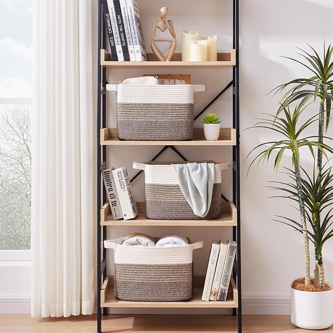OIASKET Storage Basket for Organizing, Woven Baskets for Storage, Rectangle - Image 4