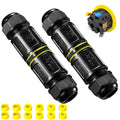IP68 Waterproof Junction Box Outdoor I-Shape 2way 5Pin M25 Wire Range 4-14mm by TynosccoJoyfulLittle