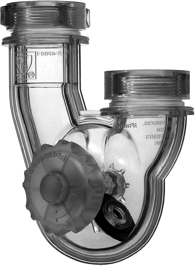 Permaflow Never Clog Transparent Abs 1-1/2" P-Trap - Image 9