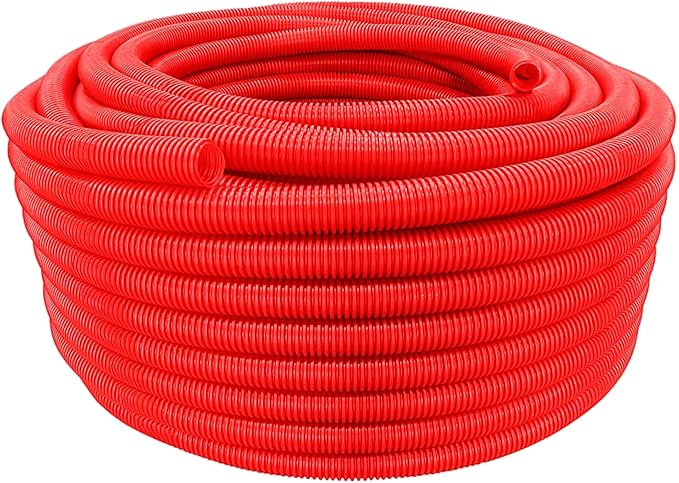 Flexible Polyethylene HDPE Non-Split Corrugated Wire Loom Tubing by HydroMaxx