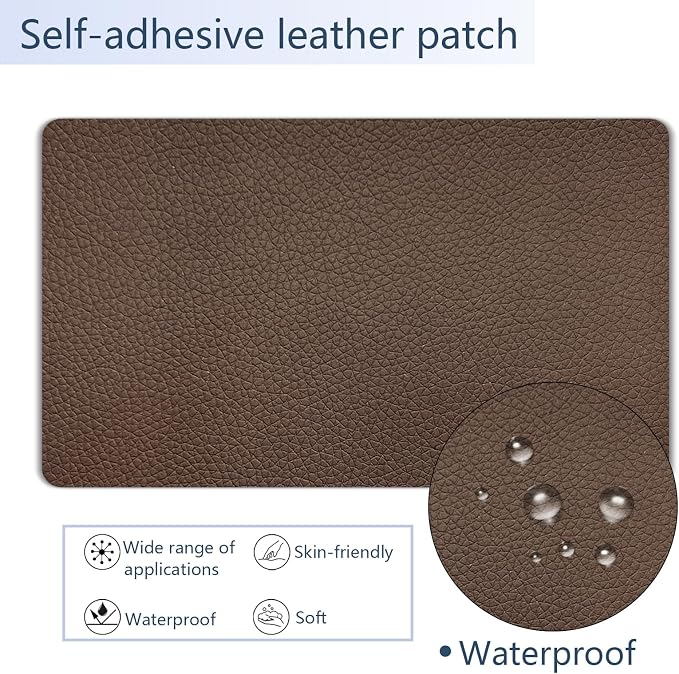 Leather Repair Patch for Furniture, Kitchen Stools, Car Seat - Image 3