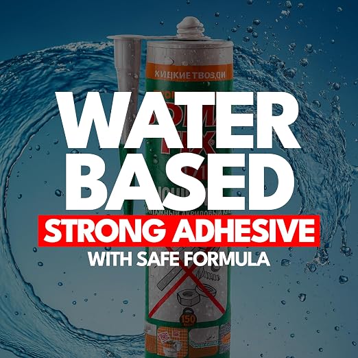 Liquid Nail - Multipurpose & Odorless Mounting Adhesive | Waterbased Glue - Image 5