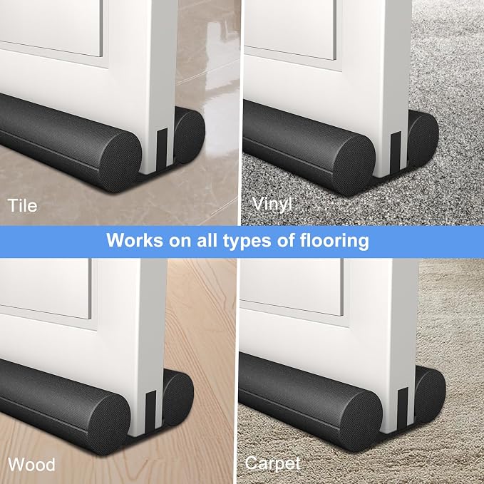 2 Pack Door Draft stoppers for Bottom of Door Adjustable from 30to 36inches | - Image 7
