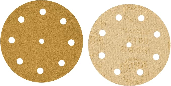 Dura-Gold Premium 5" Gold Sanding Discs - Image 2