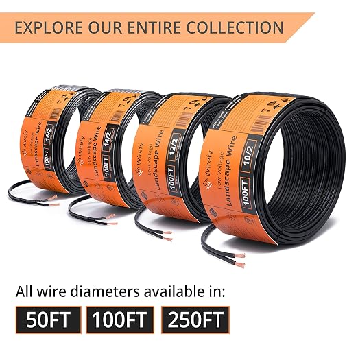 Wirefy 14/2 Low Voltage Landscape Wire 50 ft | Low Voltage Landscape Lighting - Image 7