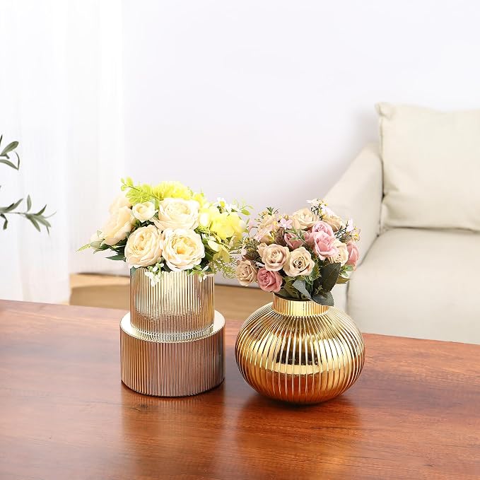 Ribbed Glass Vases, Modern Vase - Image 6