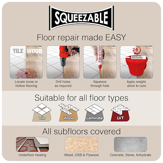 The Original Fix-A-Floor Squeezy All-in-One Repair Adhesive - Image 5