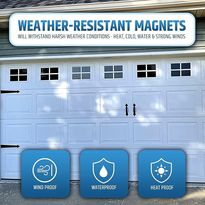Premium Quality & Strong Magnetic Garage Door Decorative Hardware - Image 7